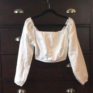 Long sleeve Corset Top